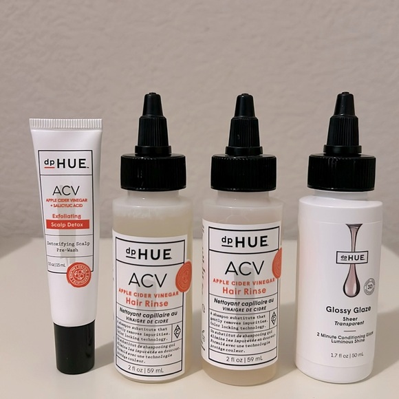 dp Hue Other - dp Hue Apple Cider Scalp Detox, Hair Rinse & Glossy Glaze Bundle